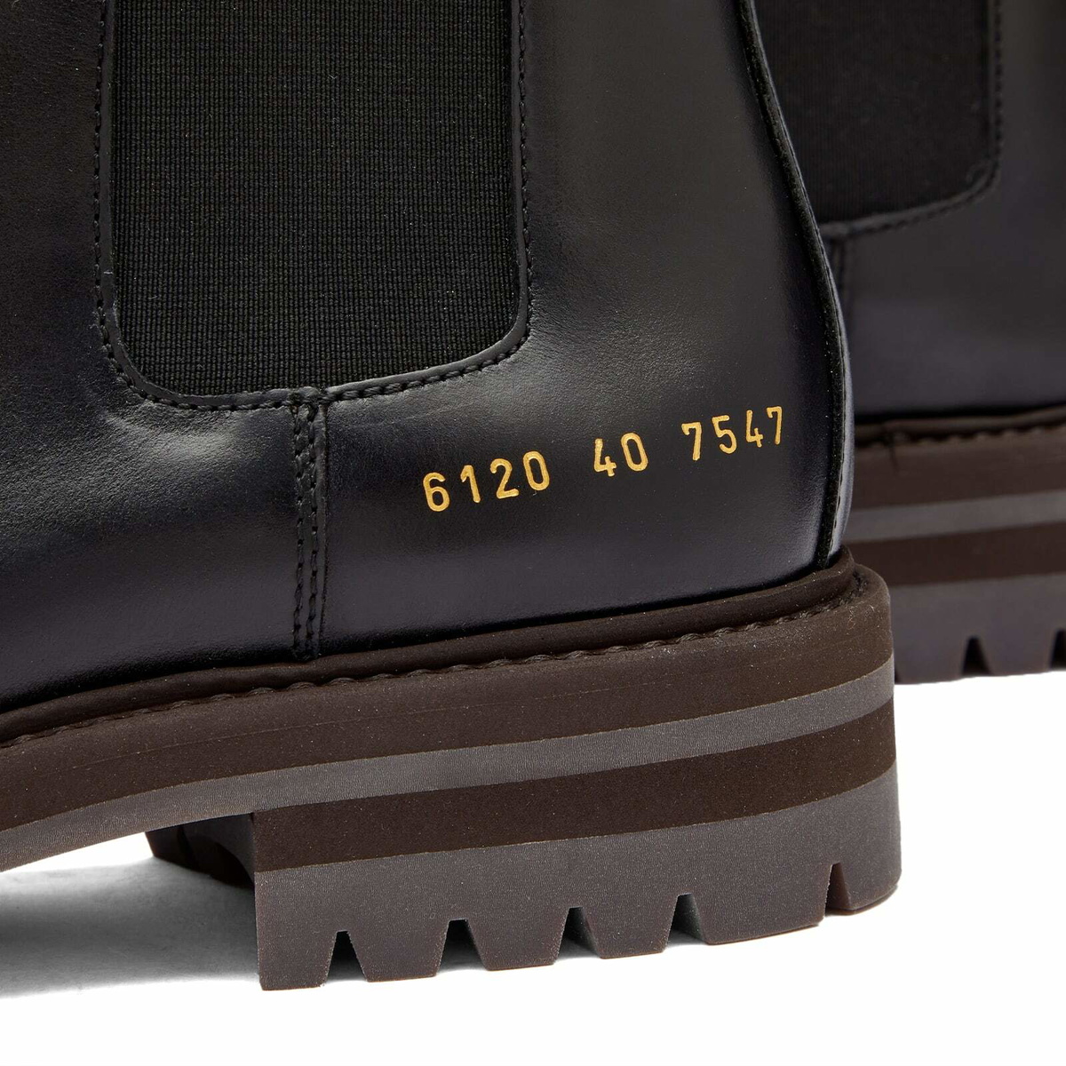 Woman by Common Projects Women's Chelsea Leather Boot in Black