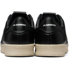 Jil Sander Black Leather Sneakers