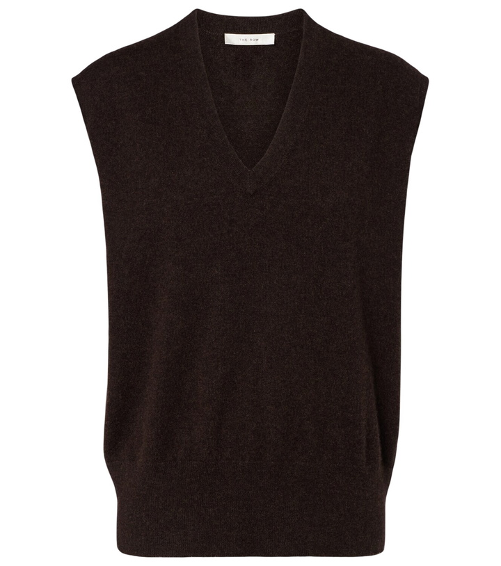 Photo: The Row Levi cashmere sweater vest