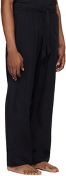 Tekla Black Drawstring Pyjama Pants