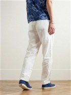 Polo Ralph Lauren - Tapered Linen-Twill Drawstring Trousers - White