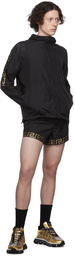 Versace Underwear Black Greca Shorts