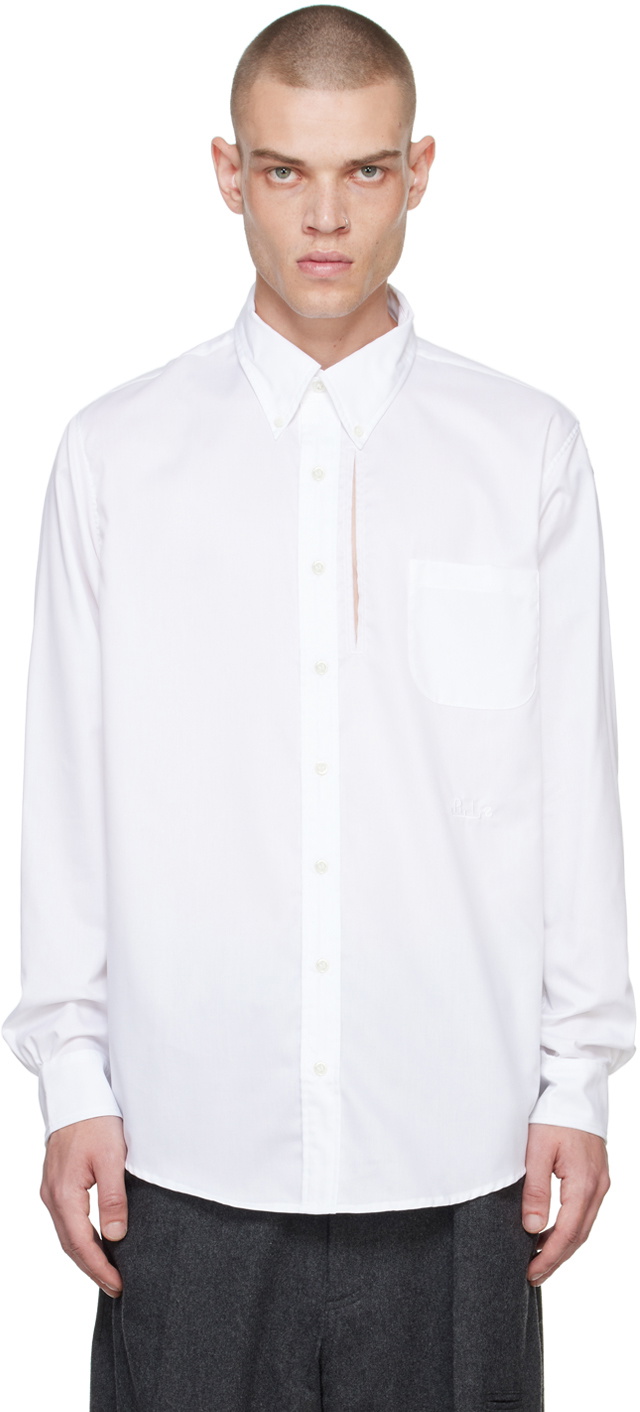 Random Identities White Button-Down Shirt