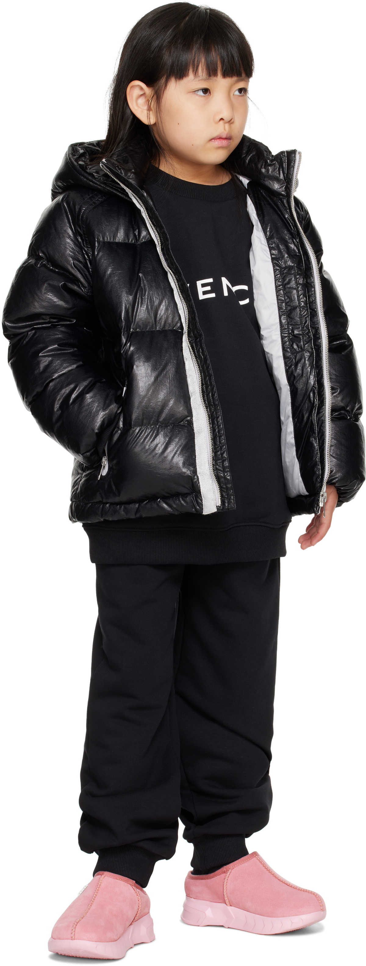 Givenchy Kids Black Puffer Down Jacket