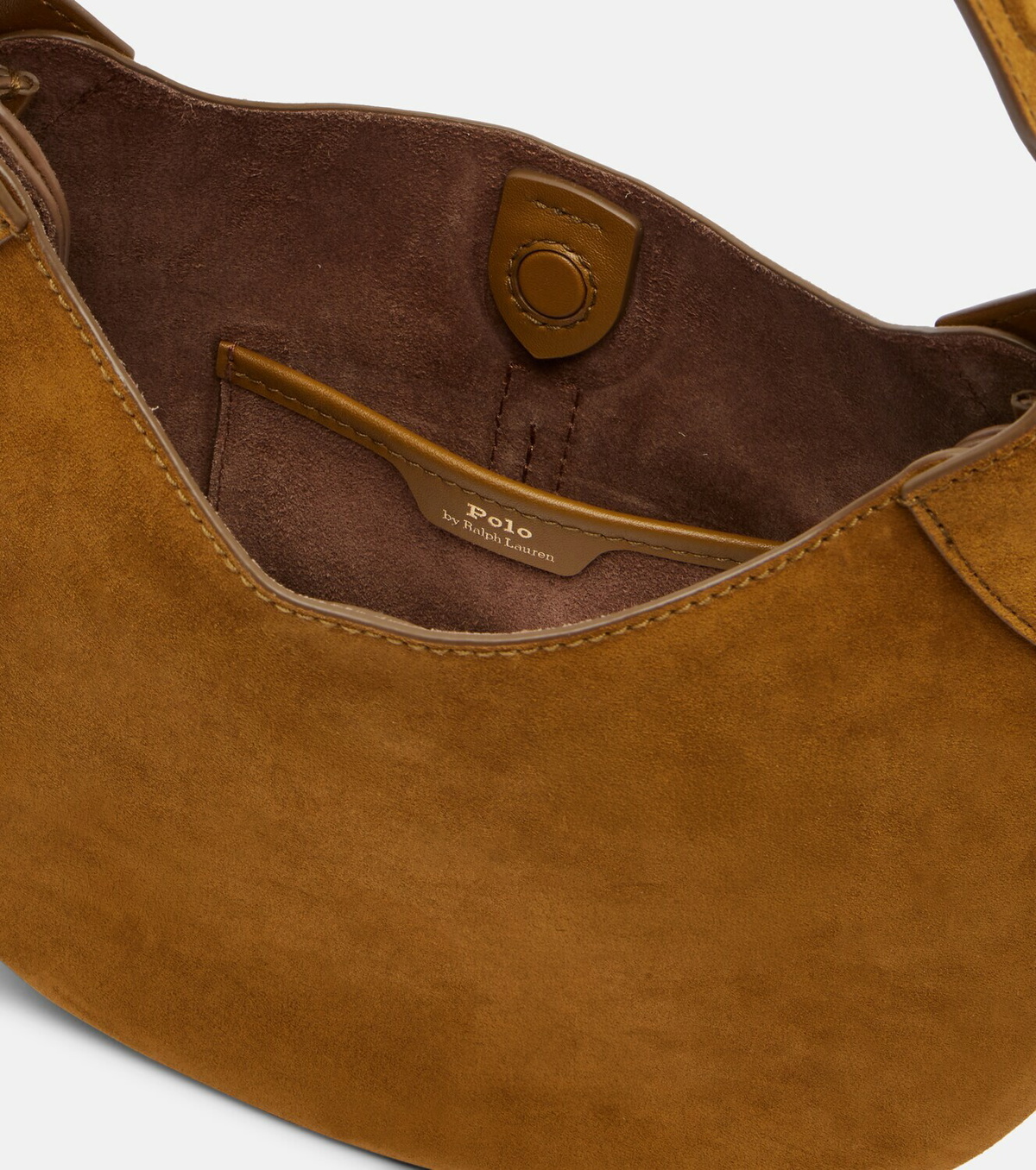 Polo Ralph Lauren Polo ID Small suede shoulder bag