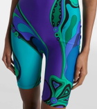 Pucci Orchidee printed off-shoulder romper