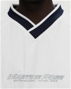 Martine Rose Sports Pullover White - Mens - Sweatshirts
