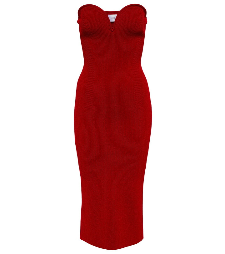 Photo: Galvan Thalia bustier midi dress