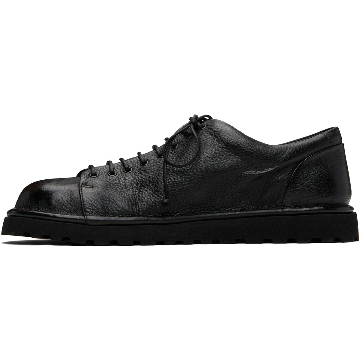 Marsèll Gomme Black Pallottola Pomice Leather Derbys
