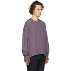 AMI Alexandre Mattiussi Purple Cashmere Oversized Sweater