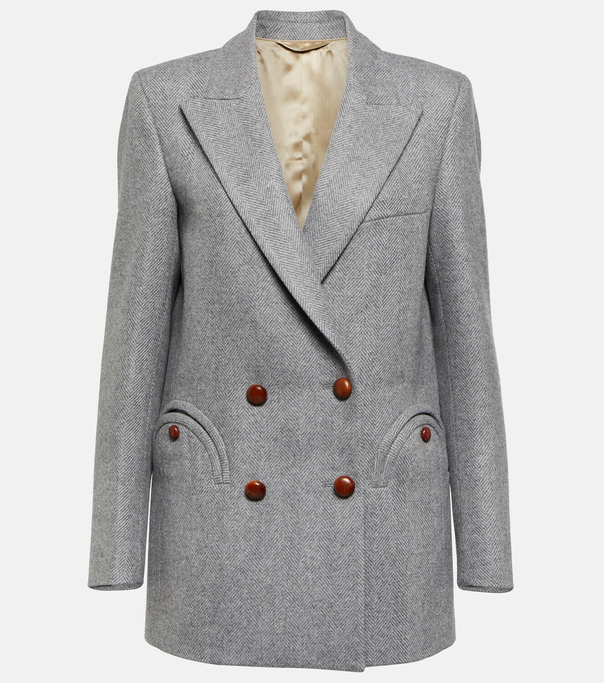 Blazé Milano Cheveyo double-breasted wool blazer Blaze Milano