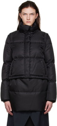 MM6 Maison Margiela Black Nylon Down Jacket