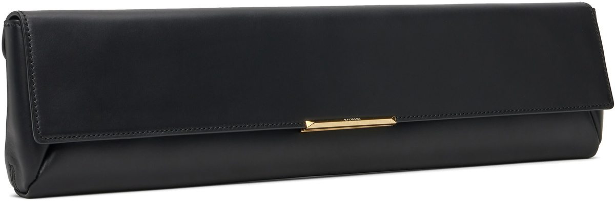 BALMAIN Black Long Clutch