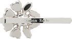 Simone Rocha Silver Mini Heartbloom Hair Clip