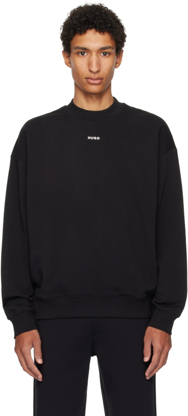 Photo: Hugo Black Relaxed-Fit Sweatshirt