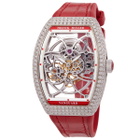 Franck Muller Vanguard Hand Wind Diamond Ladies Watch V 35 S6 SQT D AC RG AC