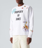 Bode Property of Janet cotton jersey sweatshirt