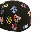 New Era Image MLB All Over 59Fifty Cap in Black