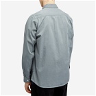 Norse Projects Men's Anton Light Twill Button Down Shirt in Light Stone Blue