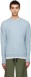 ASPESI Blue Brushed Sweater