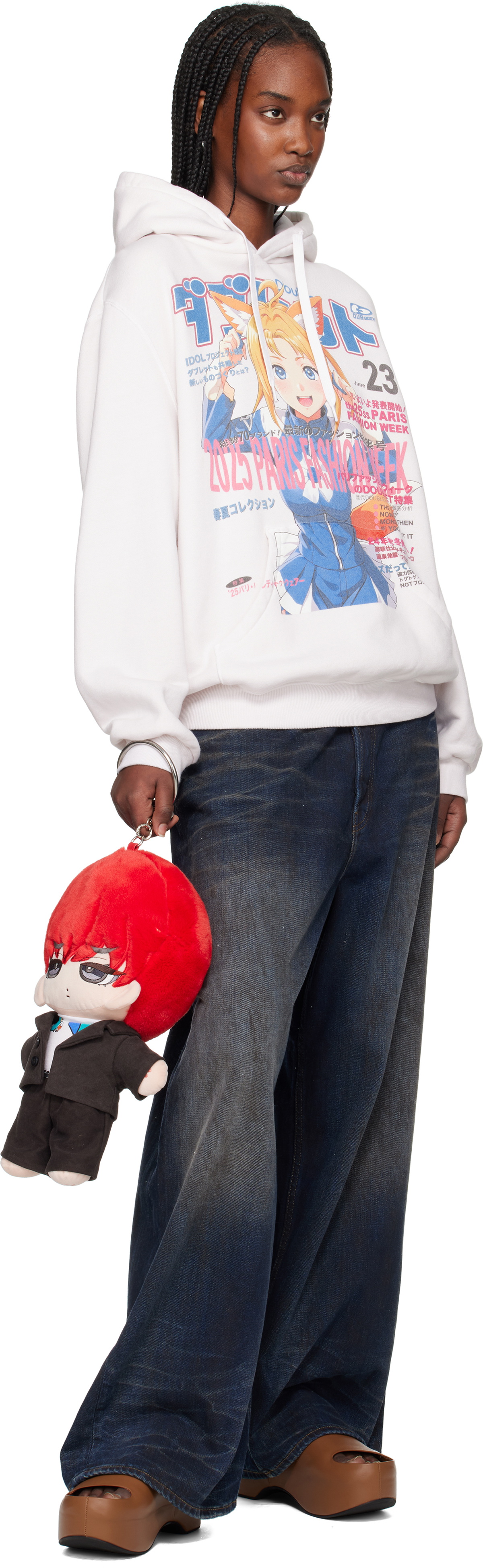 トップス doublet 25SS ANIME PRINT HOODIE doublet - doublet 25SSダブレットフーディー ANIME PRINT HOODIE