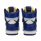 Nike x Ambush Dunk Hi-Top Sneakers in Blue/Black/White/Ivory