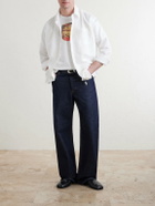 KAPITAL - Printed Cotton-Jersey T-Shirt - White