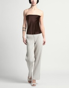 Donni. Womens Top Dark in Brown