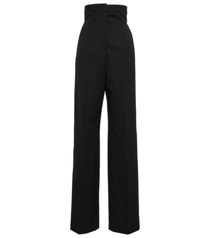 Photo: Alexander McQueen High-rise wool wide-leg pants