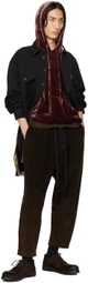 UMA WANG Red Taveon Hoodie