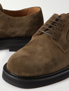 Mr P. - Jacques Regenerated Suede by evolo® Derby Shoes - Brown