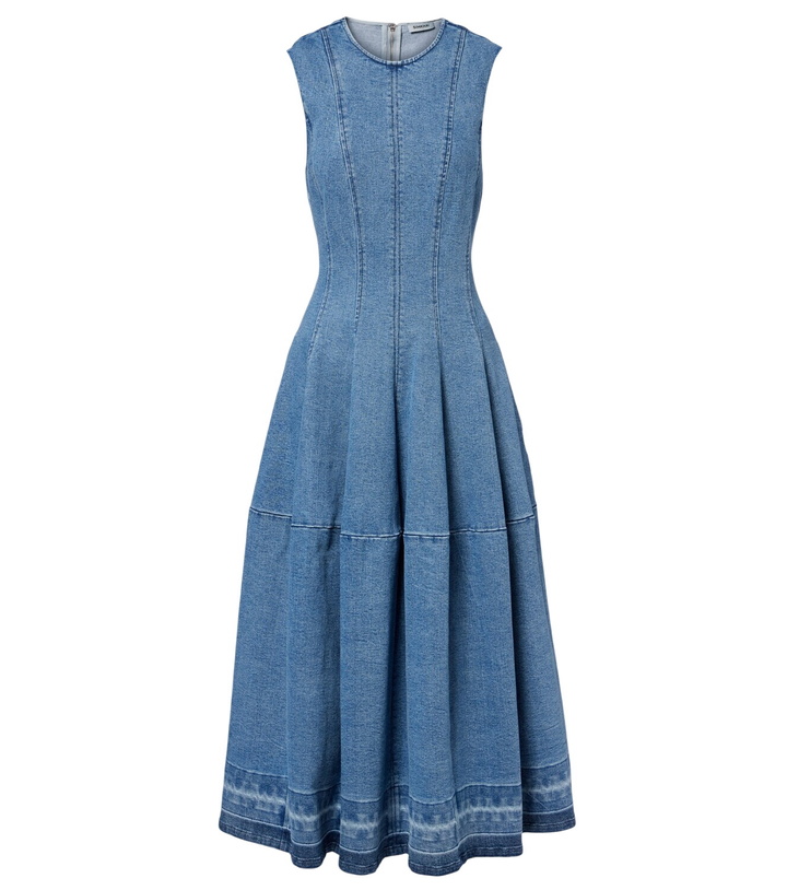 Photo: Simkhai Bowen denim maxi dress