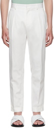 Harmony White Piero Trousers