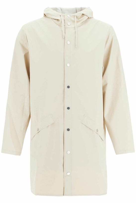 Photo: RAINS unisex long rain jacket Neutro