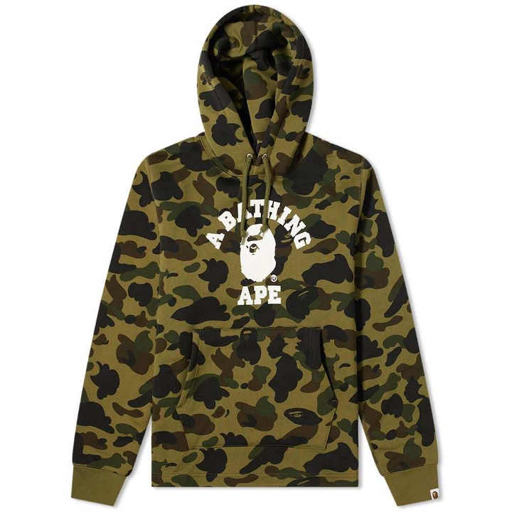Photo: A Bathing Ape 1st Camo College Wide Pullover Hoody