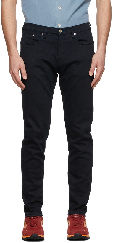 Photo: PS by Paul Smith Navy Tapered Fit Jeans