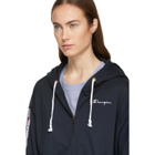 Champion Reverse Weave Navy Zip Hoodie