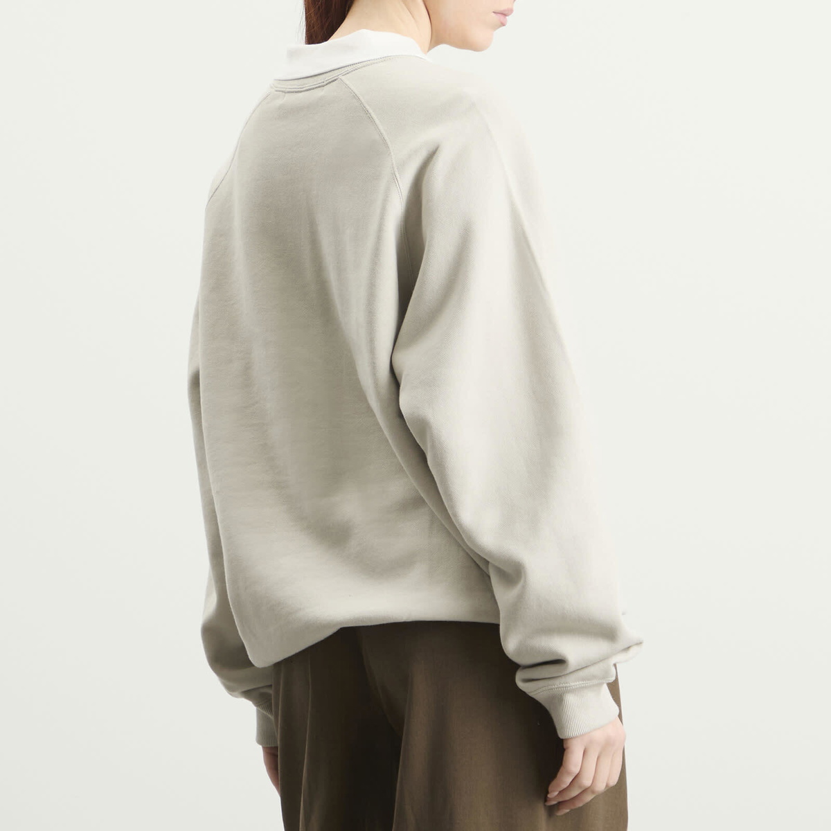 TOGA ARCHIVES Women's TOGA Polo Collar Sweatshirt in Beige