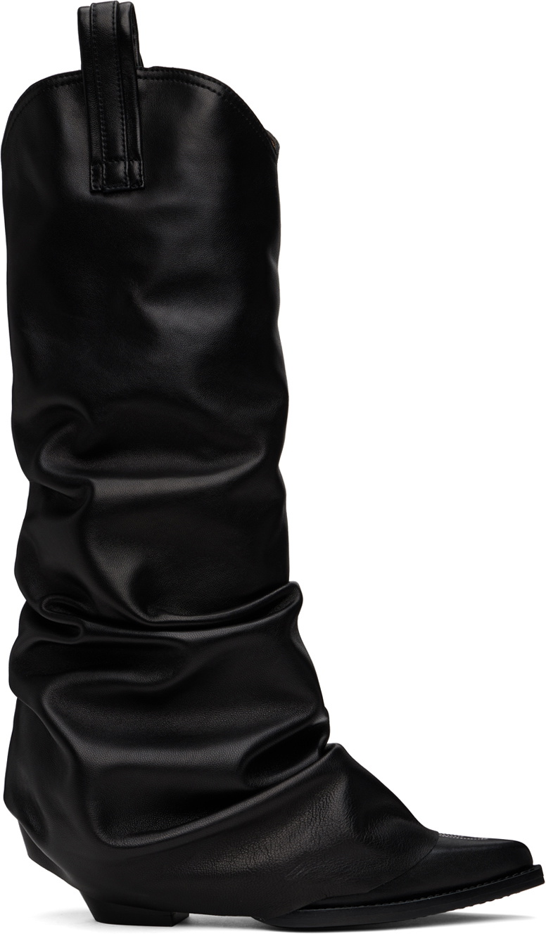 R13 Black Harness Low Rider Cowboy Boots R13 R13 Black Harness Low Rider Cowboy Boots R13