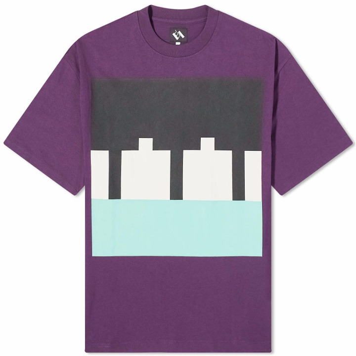 Photo: The Trilogy Tapes Men's Block T-Shirt in Purple