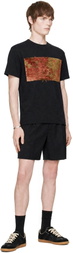 Maison Margiela Black Tapestry Patch T-shirt