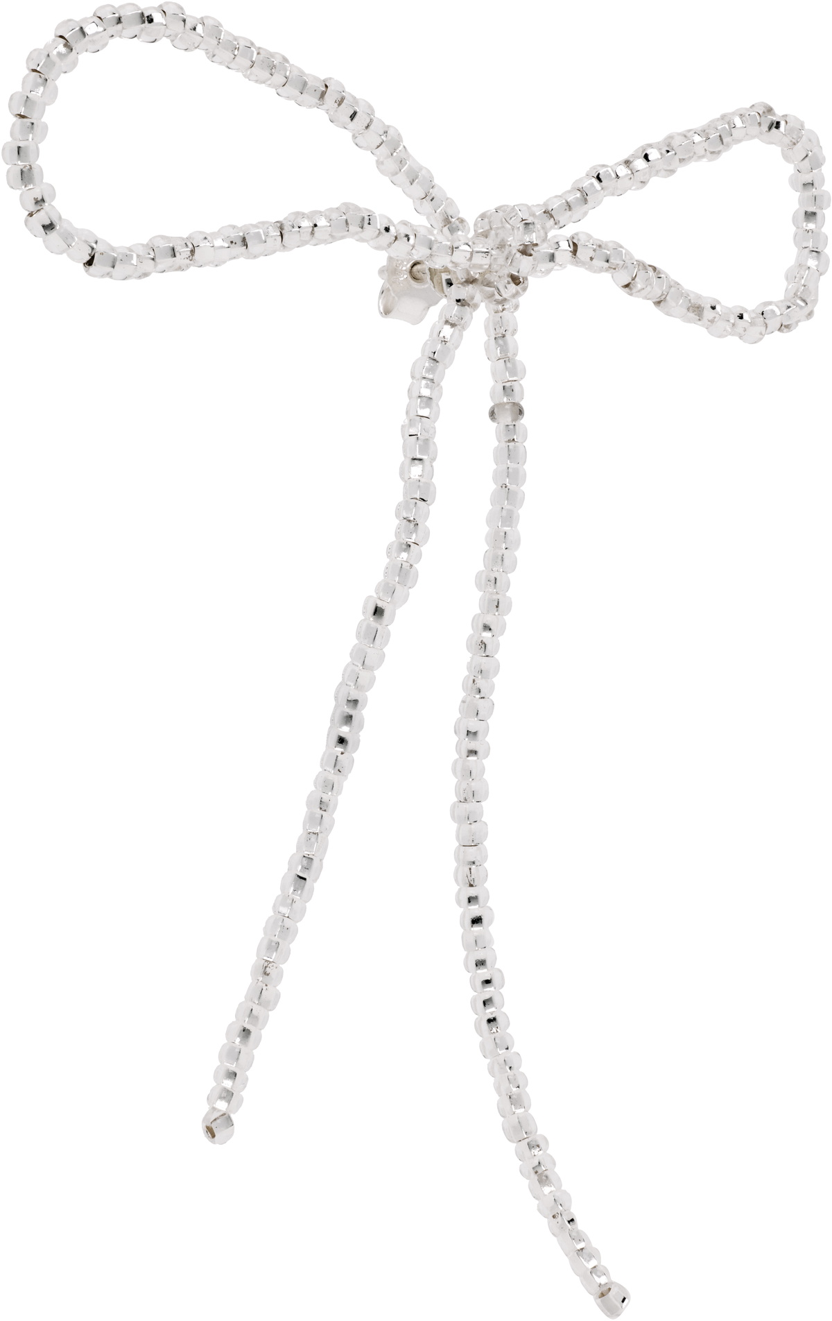 Pura Utz Sad Bow Ear Stick Single Earring