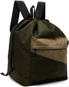 master-piece Khaki Slant Backpack