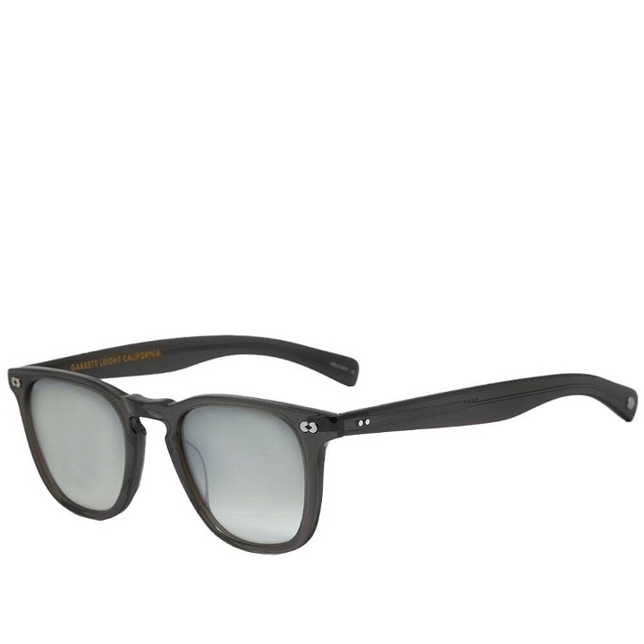 Photo: Garrett Leight Men's Brooks X Sunglasses in Black Glass