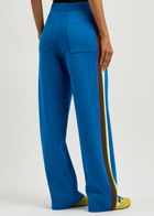 Wales Bonner Tide Knitted Track Pants Blue