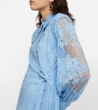 Ganni - Lace shirt dress
