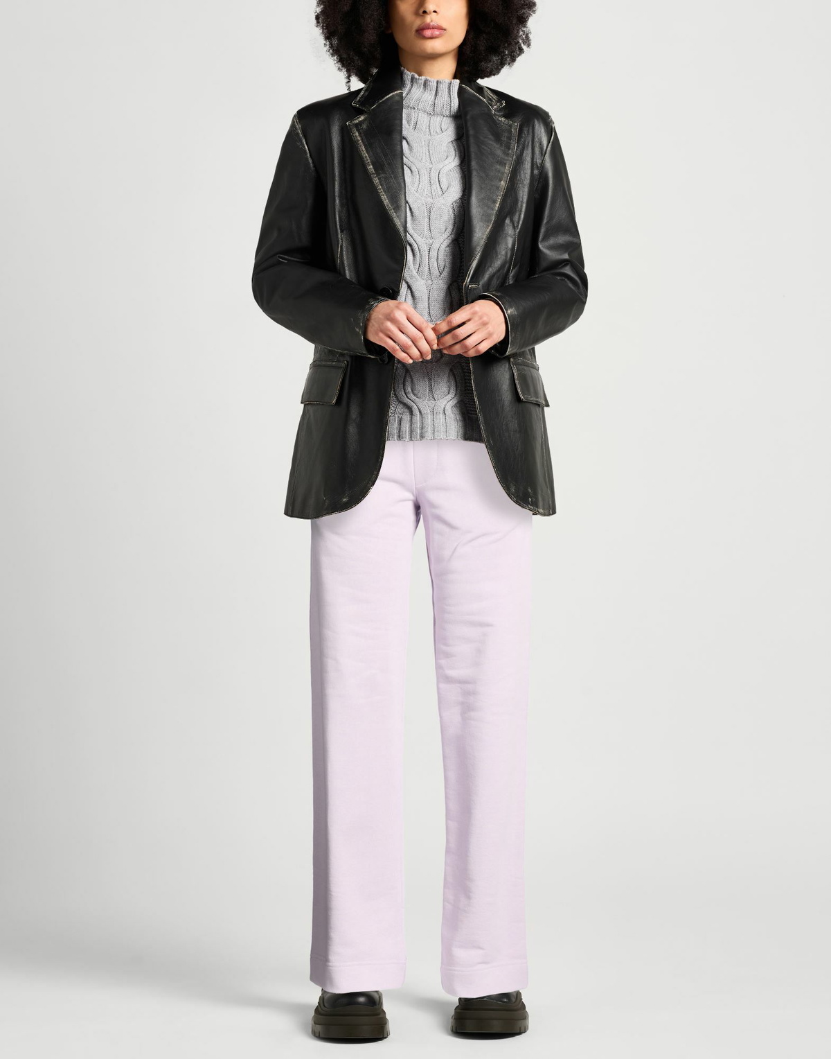 Dries Van Noten Womens Pants Lilac