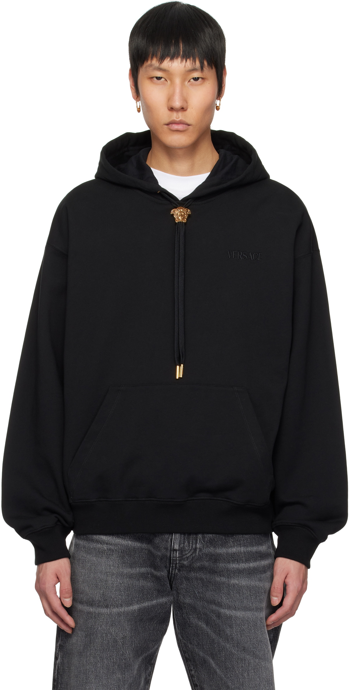 Versace Black 'La Medusa' Hoodie Versace