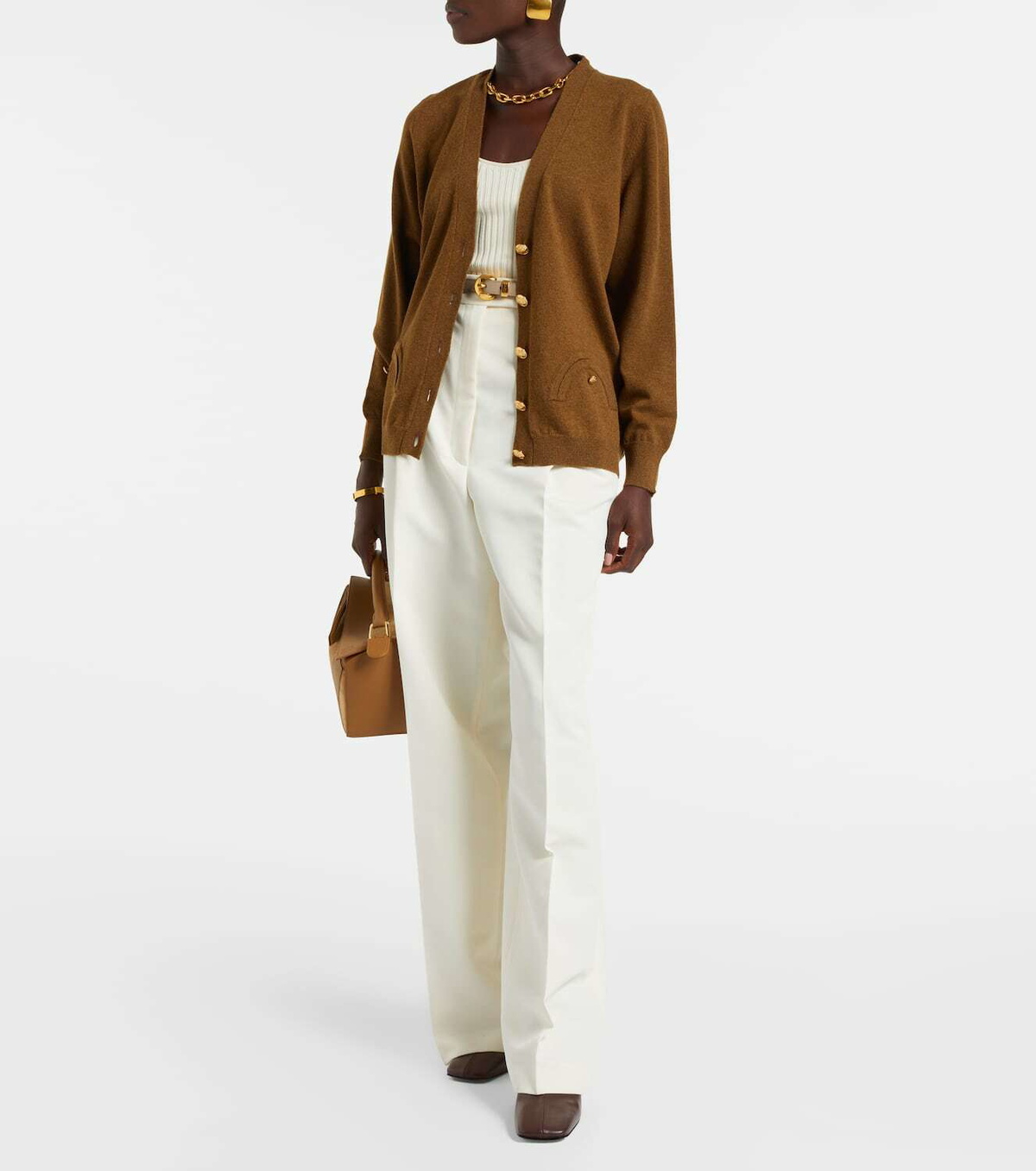 Blazé Milano Highland wool and cashmere cardigan