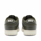 Nike Men's Dunk Low Retro Premium Sneakers in Sequoia/Light Brown